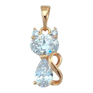 آویز گردنبند زنانه ژوپینگ مدل گربه کد N4005