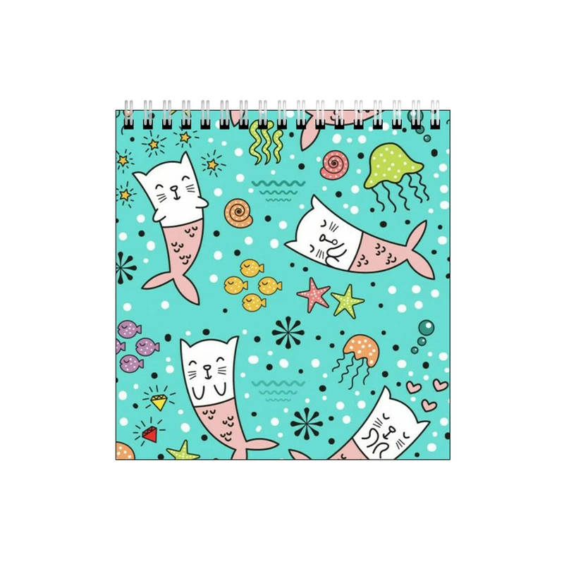 دفتر طراحی طرح گربه پری دریایی کد 3761820