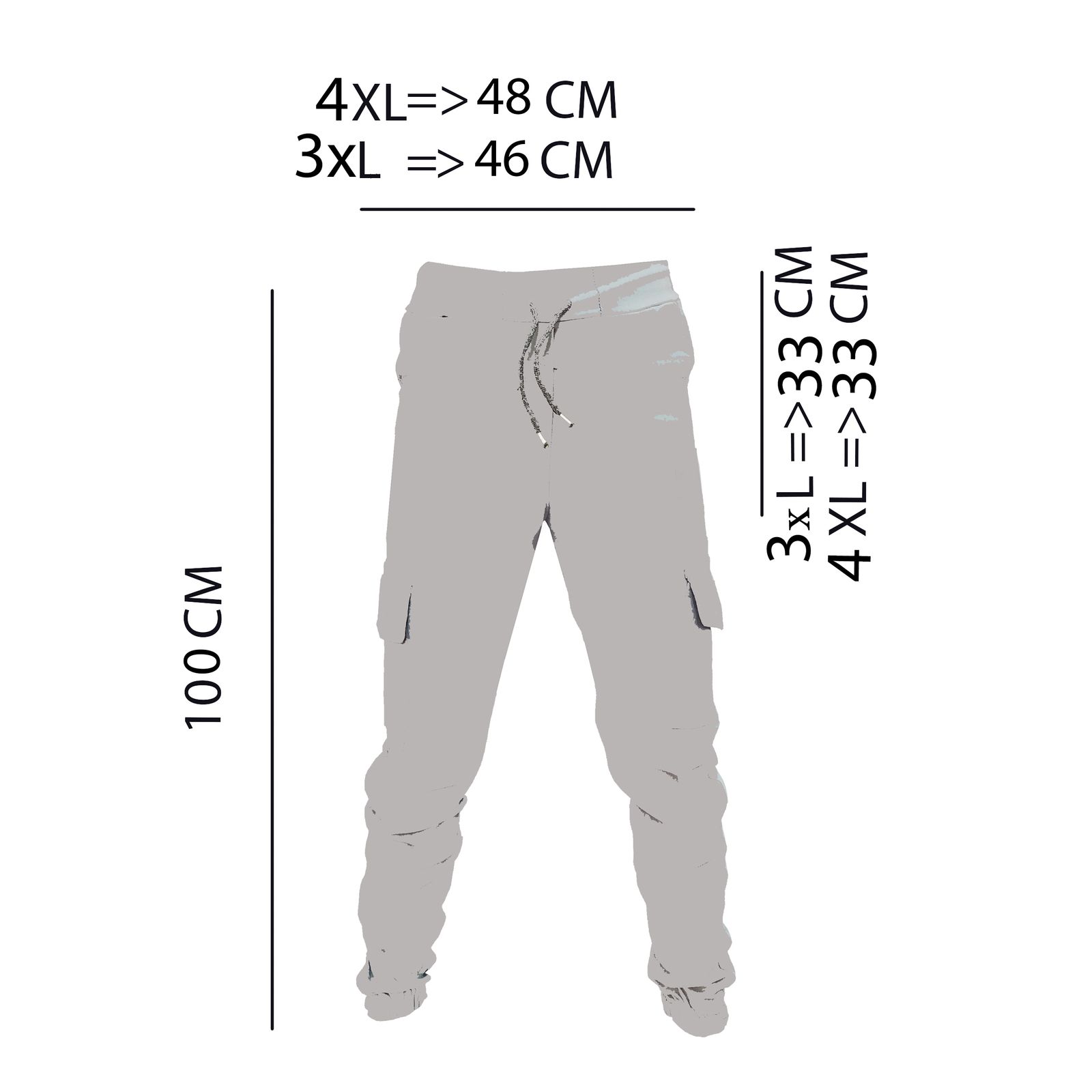 شلوار مردانه کد RR-40191 رنگ مشکی -  - 5