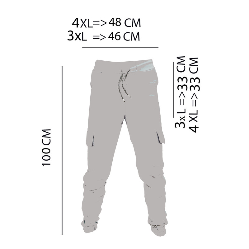 شلوار مردانه کد B-4027 رنگ سرمه ای