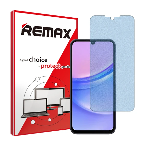 محافظ صفحه نمایش مات آنتی بلو ریمکس مدل HyMBLU مناسب برای گوشی موبایل سامسونگ Galaxy A15 