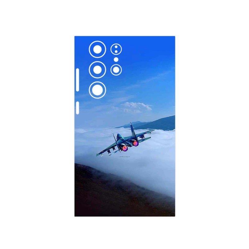 برچسب پوششی ماهوت مدل Fighter plane Su27 مناسب برای گوشی موبایل سامسونگ Galaxy S23 Ultra