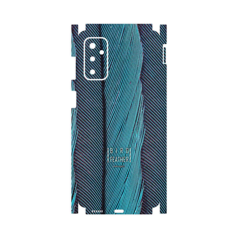 برچسب پوششی ماهوت مدل Turquoise feathers-FullSkin مناسب برای گوشی موبایل سامسونگ Galaxy M52 5G