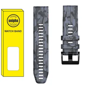 بند یونیفا مدل Comfoulage 26mm مناسب برای ساعت هوشمند گارمین FENIX 5X / 6X / 7X