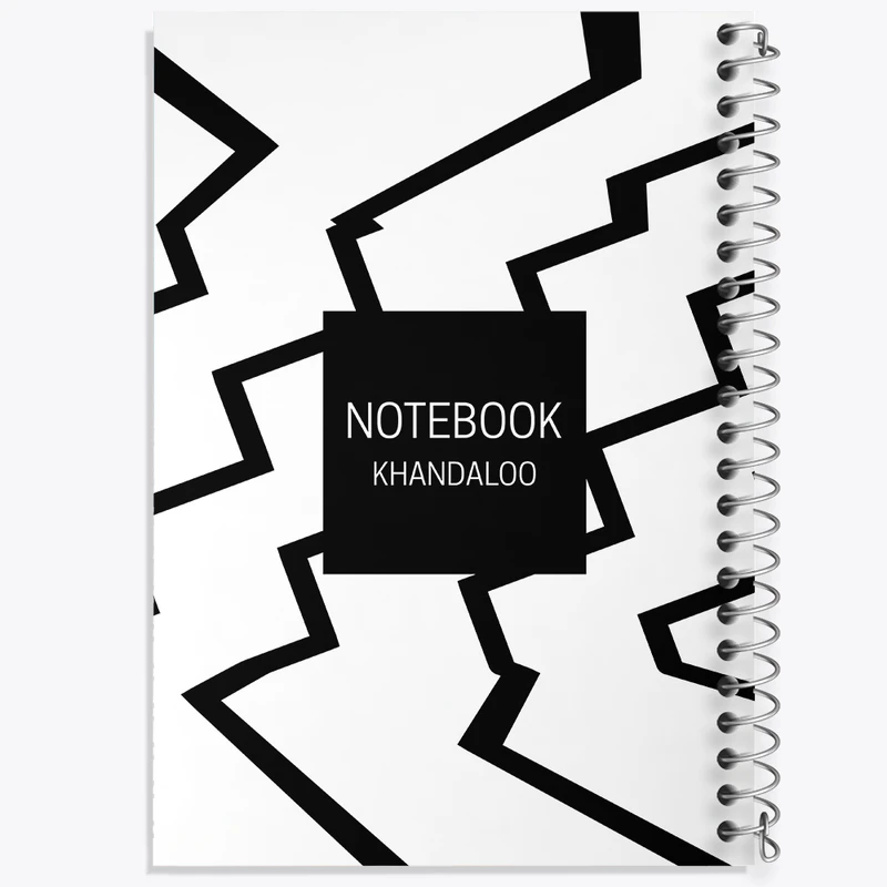 دفتر مشق 50 برگ خندالو طرح مدرن کد N413