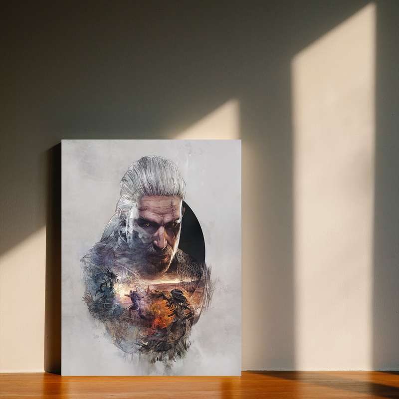 تابلو شاسی مدل گیمینگ ویچر the witcher کد 1242 تابلو شاسی مدل گیمینگ ویچر the witcher کد 1242