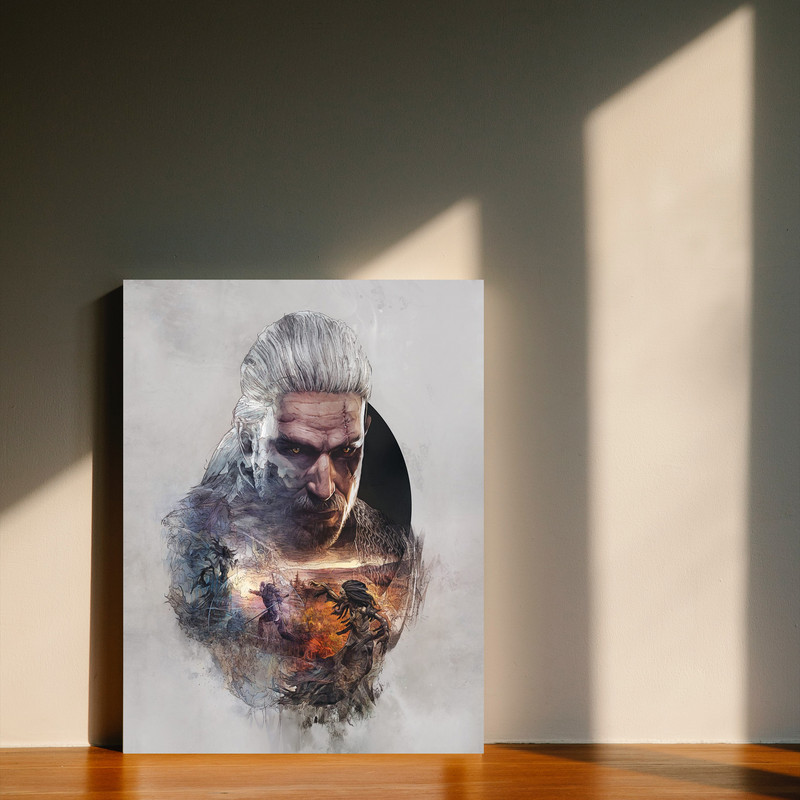 تابلو شاسی مدل گیمینگ ویچر the witcher کد 1242 تابلو شاسی مدل گیمینگ ویچر the witcher کد 1242
