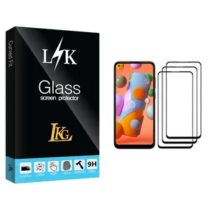 LKG LK Glass Screen Protector For Samsung Galaxy A11 Pack Of 3