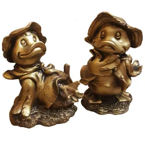 مجسمه لیلپار مدل اردک بازیگوش مدل DKA-6083 مجموعه دو عددی