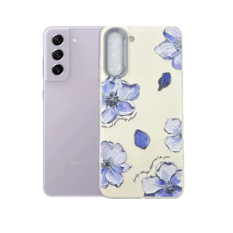 کاور طرح گل شقایق مناسب برای گوشی موبایل سامسونگ Galaxy S21 FE