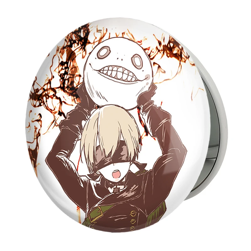 آینه جیبی خندالو طرح بازی نیر اتوماتا (Nier Automata)  مدل تاشو کد 31578