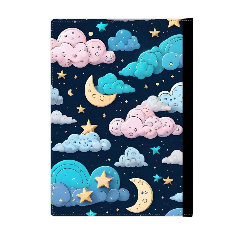 کلاسور پاد آفرین مدل ابر و ماه و ستاره زیبا کد 28