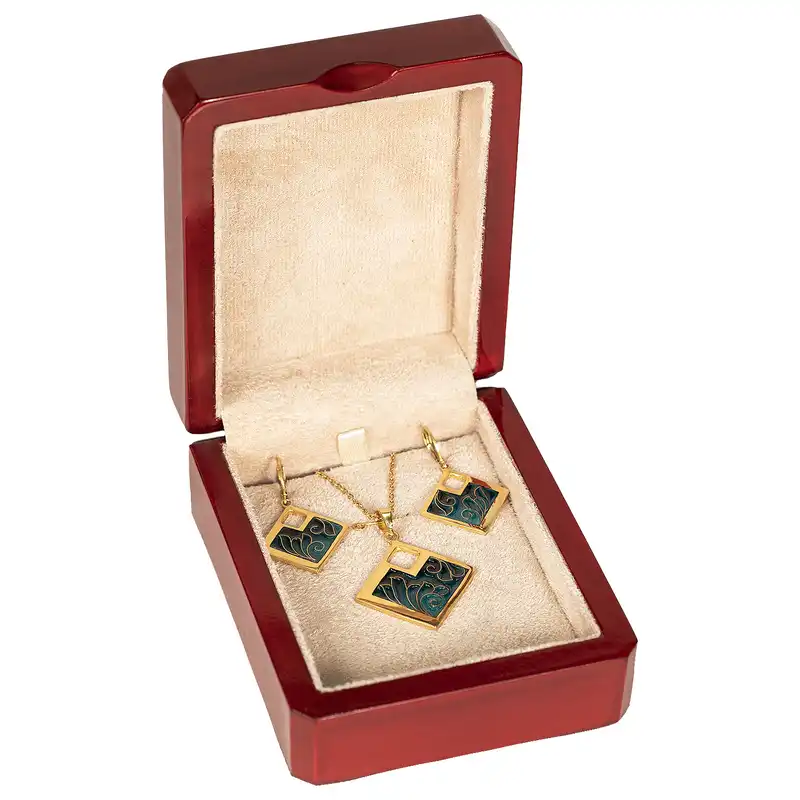 نیم ست زنانه مسی مدل پیچک