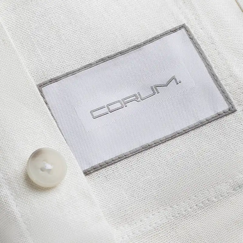 پیراهن آستین بلند مردانه کروم مدل دو جیب لینن 2413905