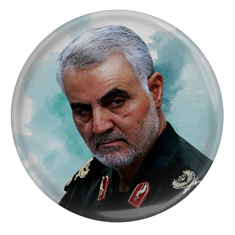 مگنت طرح سردار شهید حاج قاسم سلیمانی مدل S2198 