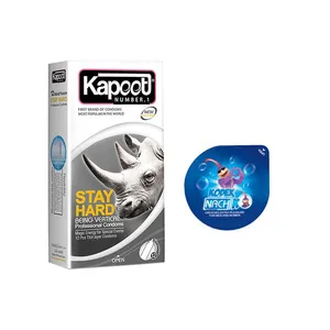 کاندوم کاپوت مدل STAY HARD بسته 12 عددی به همراه کاندوم ناچ کدکس مدل بلیسر