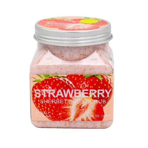 اسکراب لایه بردار پوست وکالی مدل STRAWBERRY حجم 350 میلی لیتر