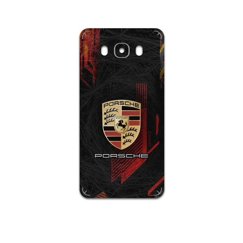 برچسب پوششی ماهوت مدل Porsche-Logo مناسب برای گوشی موبایل سامسونگ Galaxy J7 2016