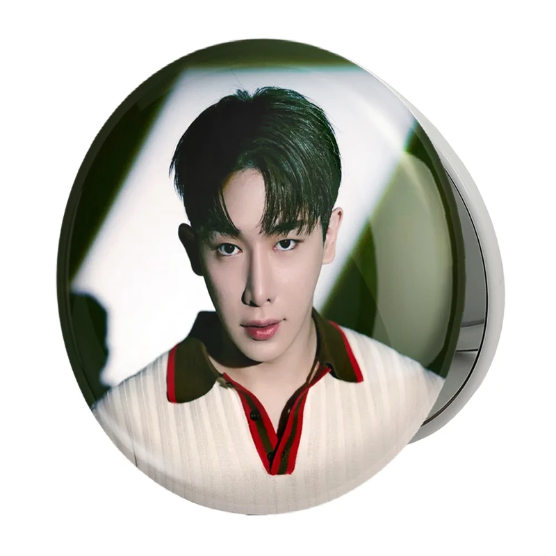آینه جیبی خندالو طرح ونهو گروه مانستا اکس Monsta X مدل تاشو کد 21195 