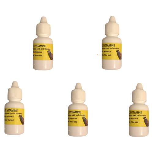 مولتی ویتامین مرغ مینا مدل Golden Total005 حجم 25 میلی لیتر مجموعه 5 عددی