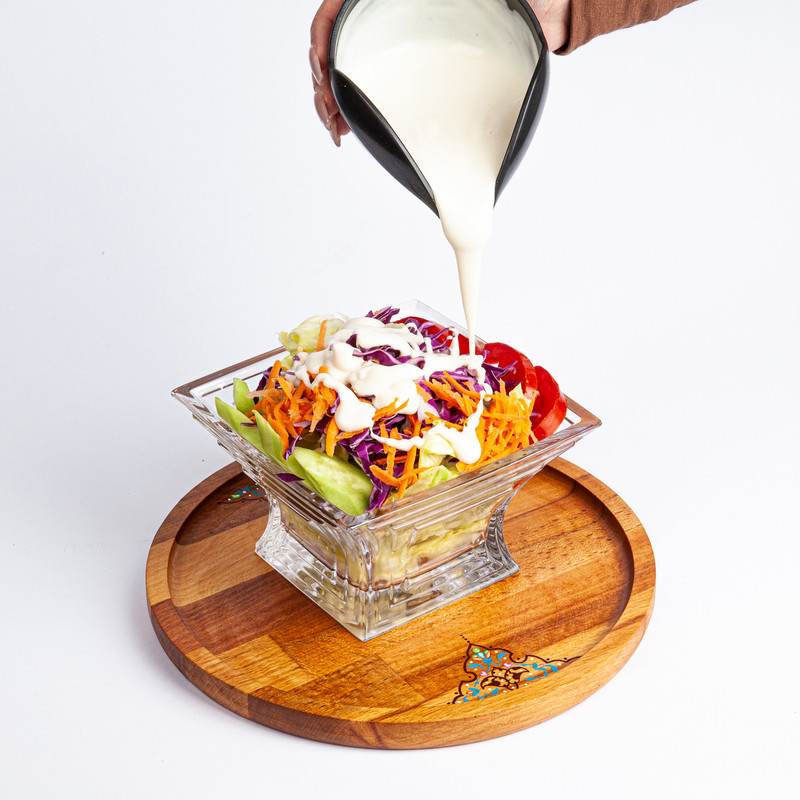 بشقاب مدل  چوبی نگارگری طرح ترنج