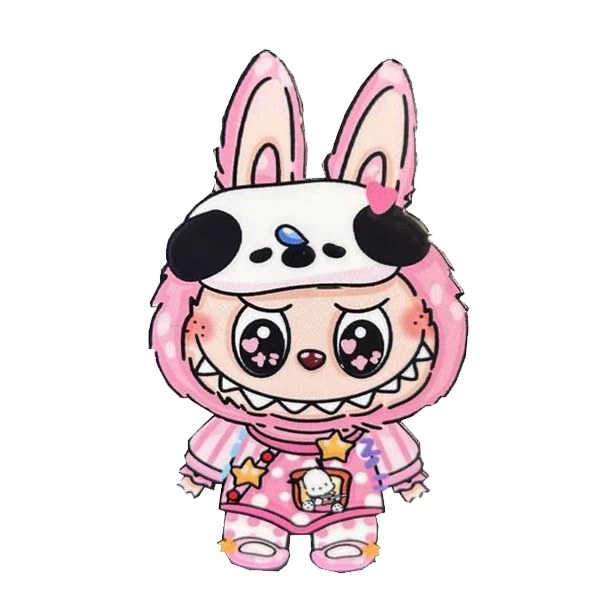 استیکر پارچه و لباس پاد آفرین طرح لبوبو کد 102