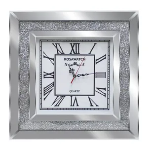 ساعت دیواری مدل آینه ای نگینی