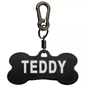 پلاک شناسایی سگ مدل TEDDY