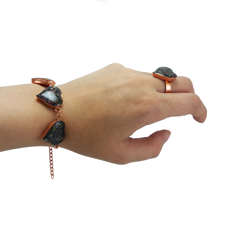 نیم ست دخترانه مدل قلب کد G1093