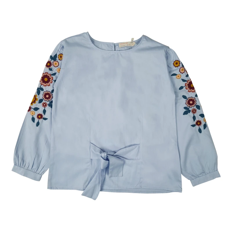 بلوز آستین بلند دخترانه کولزیون مدل گلدوزی کد 217