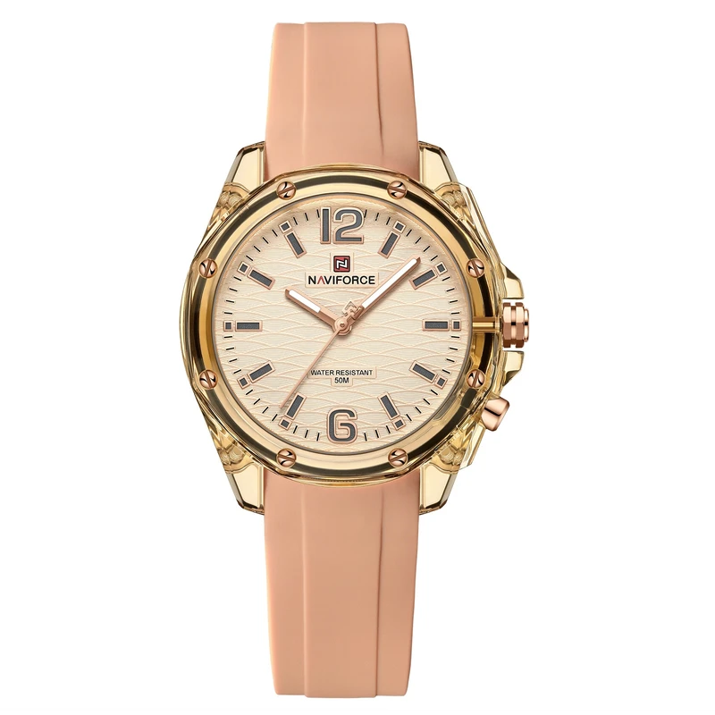 ساعت مچی عقربه‌ای کوارتز زنانه نیوی فورس مدل NF6103 RGRG