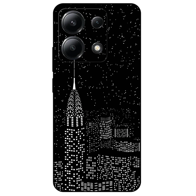 کاور مگافون طرح نیویورک مدل 7768 مناسب برای گوشی موبایل شیائومی Redmi Note 13 4G