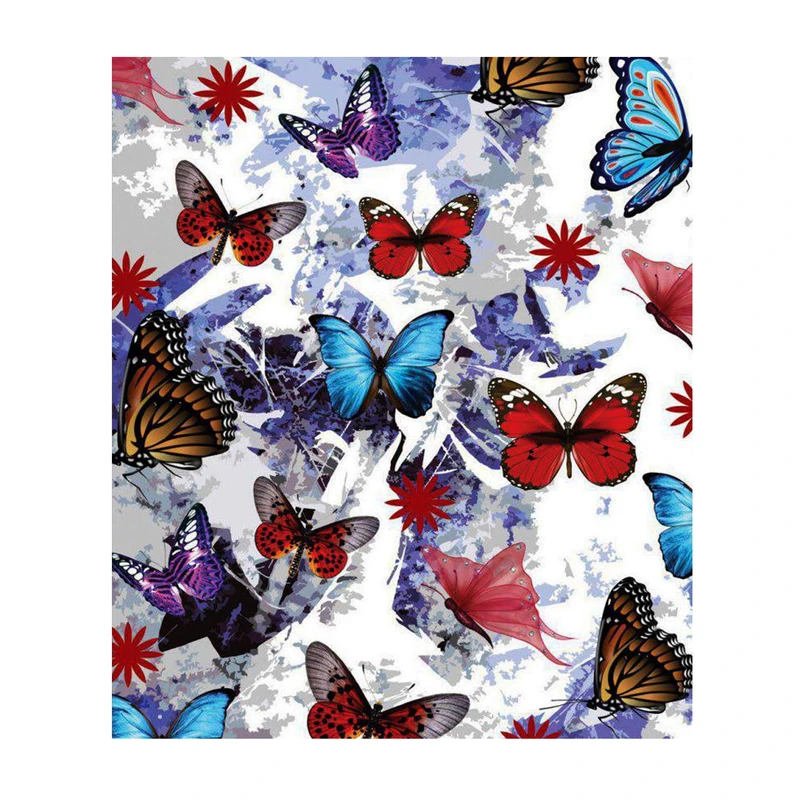 کاغذ کادو طرح پروانه کد 325 بسته ی 5 عددی