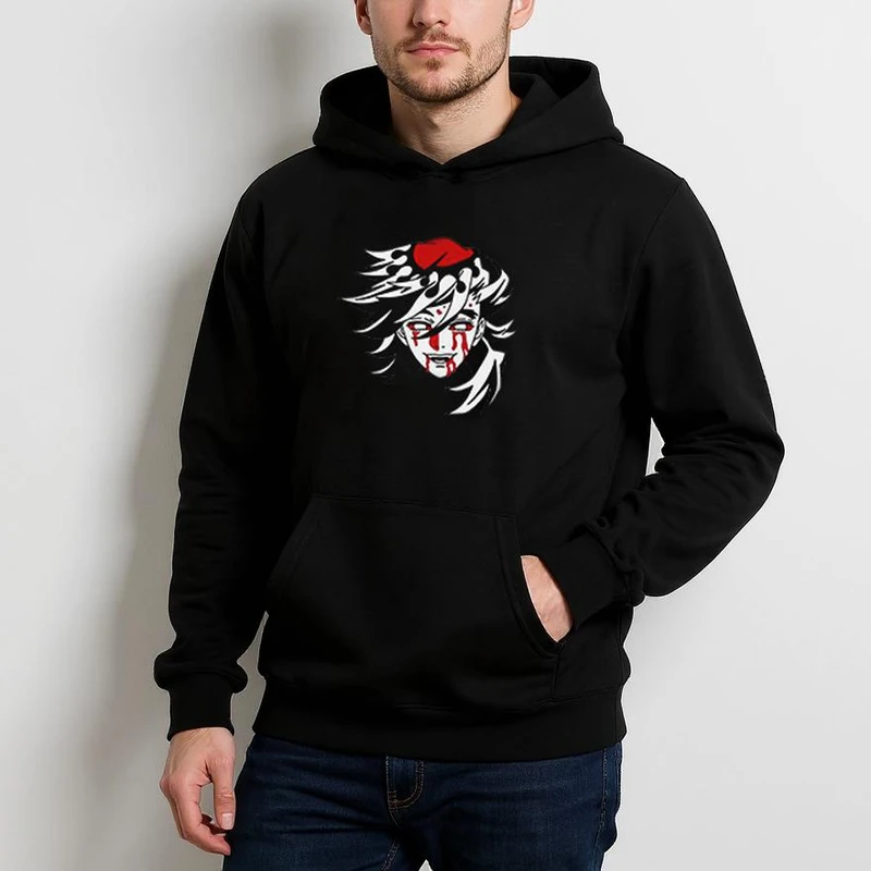 هودی مردانه مدل انیمه ای شیطان کش کد anm053