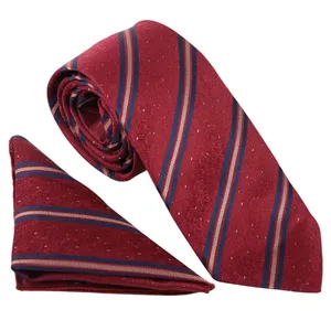 ست کراوات و دستمال جیب مردانه نسن مدل V17