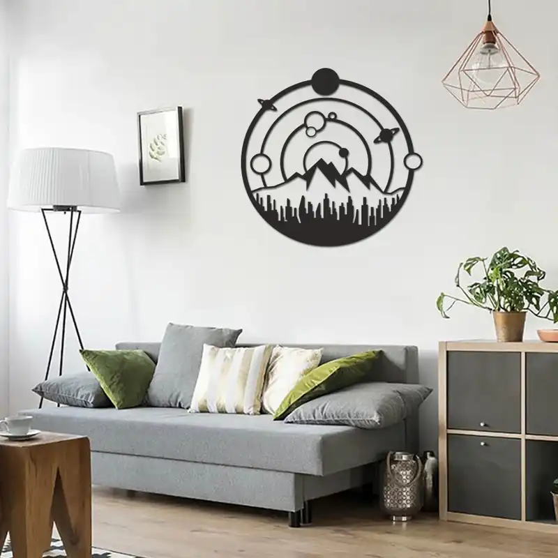 استیکر چوبی طرح کهکشان