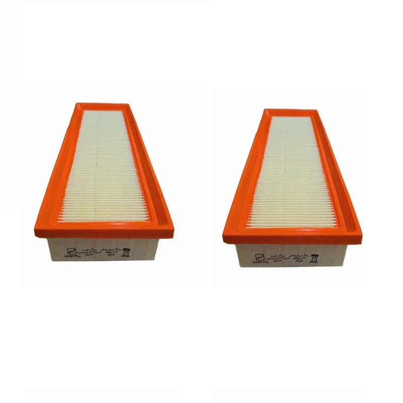 فیلتر هوا خودرو فیلتر قلعه مدل GF-133-2 مناسب برای پژو 206 مجموعه 2 عددی