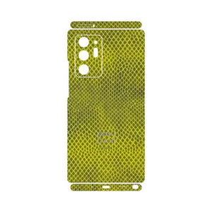 MAHOOT Yellow Snake Skin-FullSkin Cover Sticker for Samsung Galaxy Note 20 Ultra