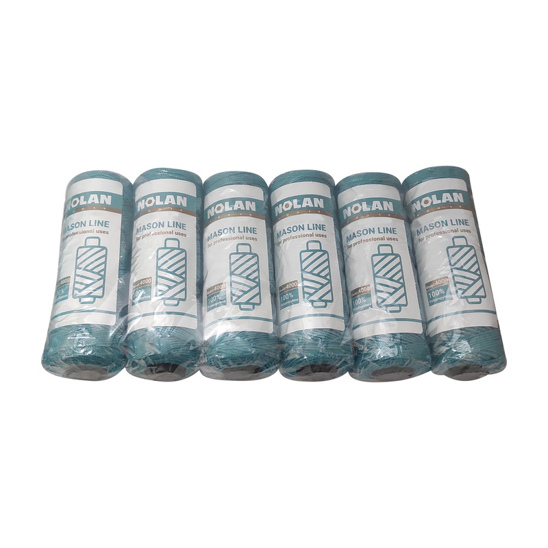 ریسمان بنایی نولان مدل 4000 طول 400 متر بسته 6 عددی