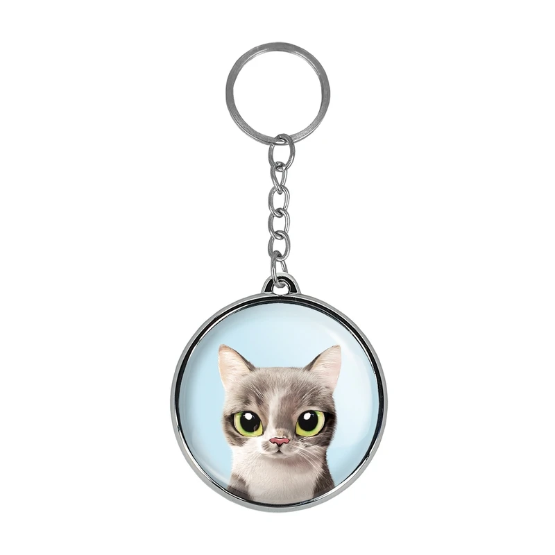 جاکلیدی خندالو طرح گربه مدل دوطرفه کد 2831228313