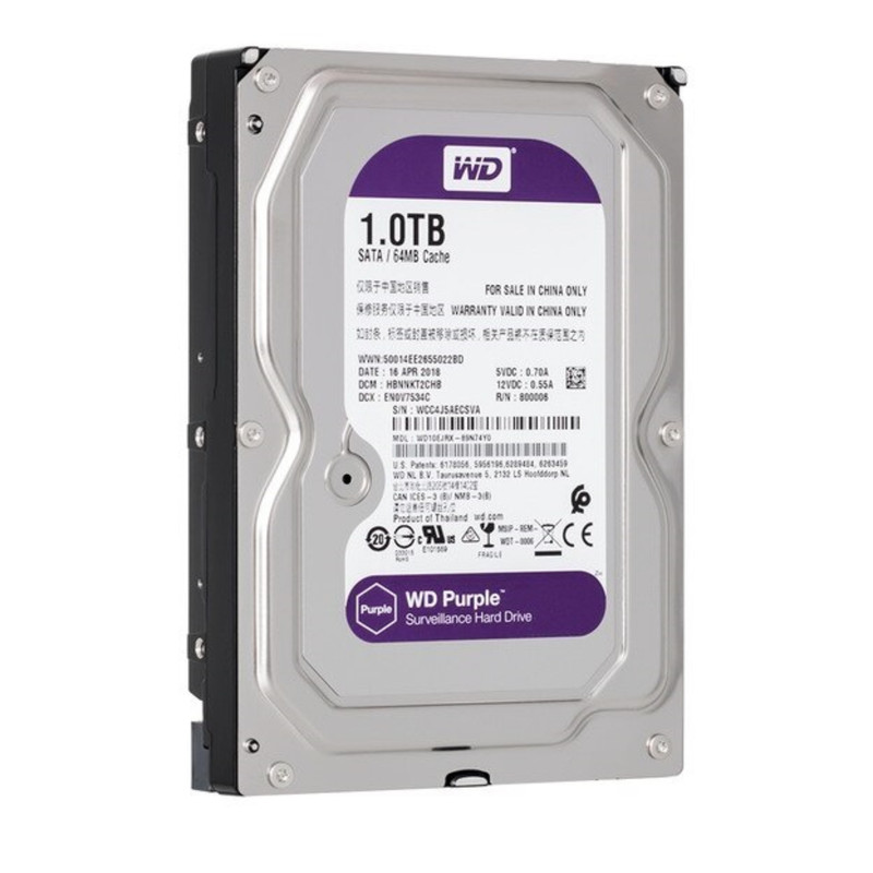 هارددیسک اینترنال وسترن دیجیتال مدل Purple WD10EJRX ظرفیت 1 ترابایت 1
