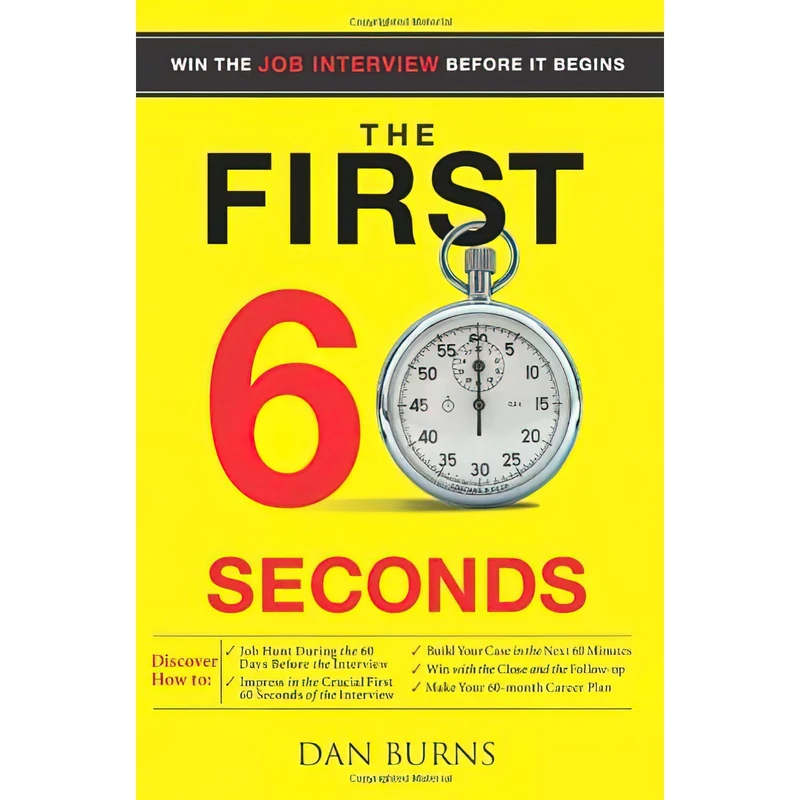 کتاب The First 60 Seconds اثر Dan Burns انتشارات Sourcebooks
