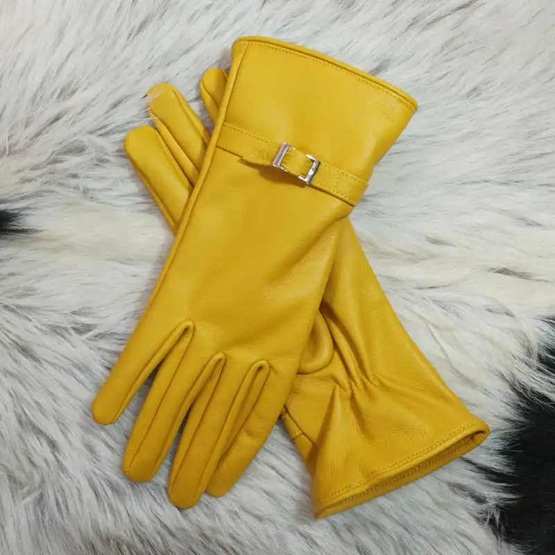 دستکش زنانه مدل چرم mg07