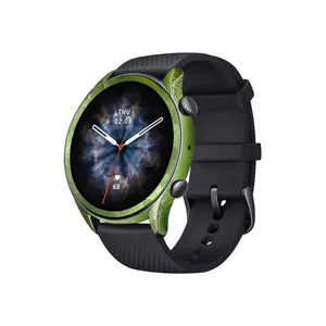 برچسب ماهوت طرح Green_Crystal_Marble مناسب برای ساعت هوشمند شیائومی GTR 3 Pro