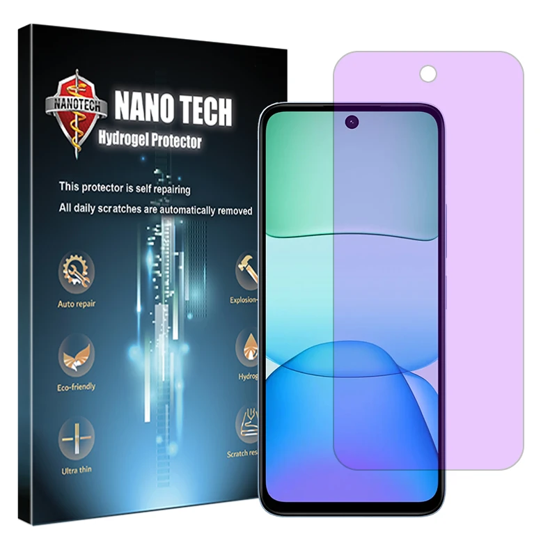 محافظ صفحه نمایش آنتی پرپل نانو تک مدل Eye care مناسب برای گوشی موبایل شیائومی Redmi 13x