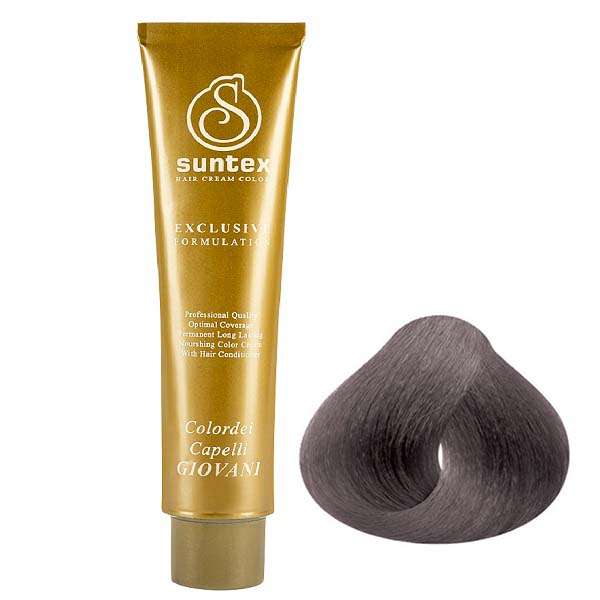 رنگ مو سانتکس شماره 6.1 مدل 2023 حجم 120 میلی لیتر رنگ بلوند دودی خاکستری تیره