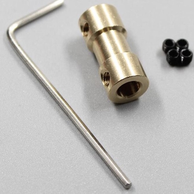 کوپلینگ مدل برنجی کد 5mmx2mm کوپلینگ مدل برنجی کد 5mmx2mm