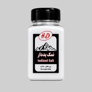 نمک خوراکی یددار اچ اند دی - 500 گرم