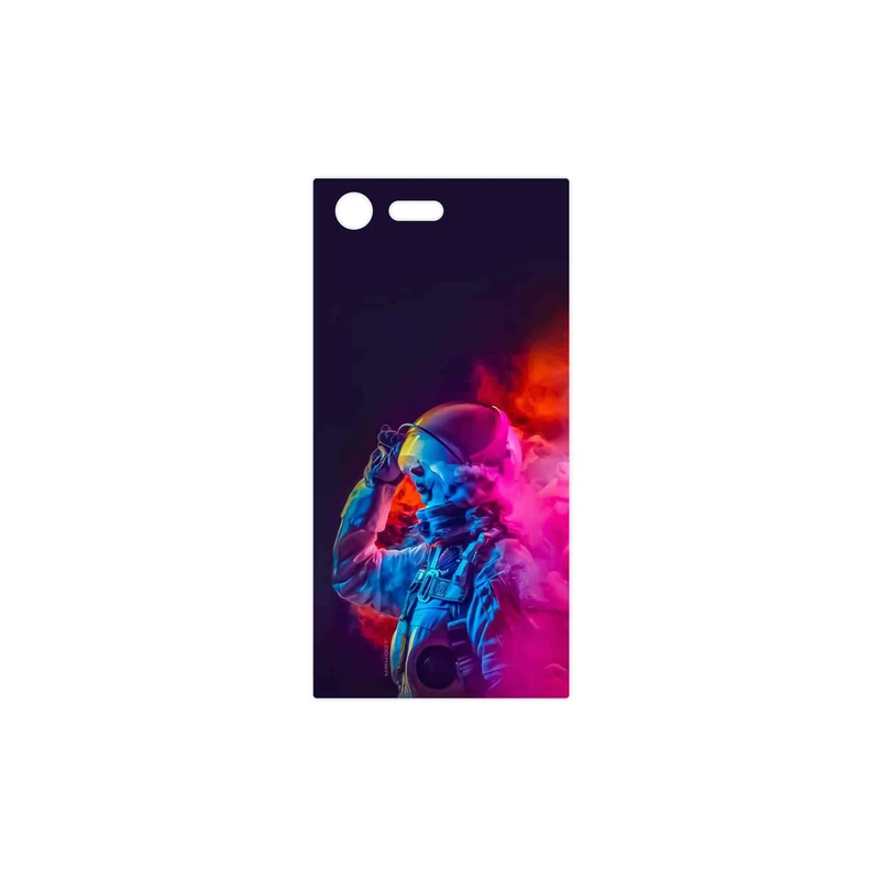برچسب پوششی ماهوت مدل Smoke Rainbow Digital Art 1 مناسب برای گوشی موبایل سونی Xperia X Compact