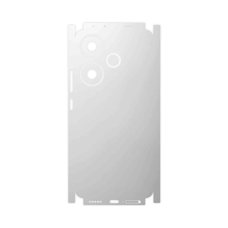 برچسب پوششی ماهوت مدل Matte-White-FullSkin مناسب برای گوشی موبایل شیائومی Poco F6
